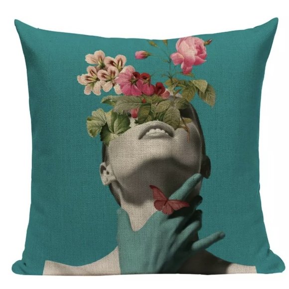 Other - NWOT Art X Fashion Linen Pillow Cover